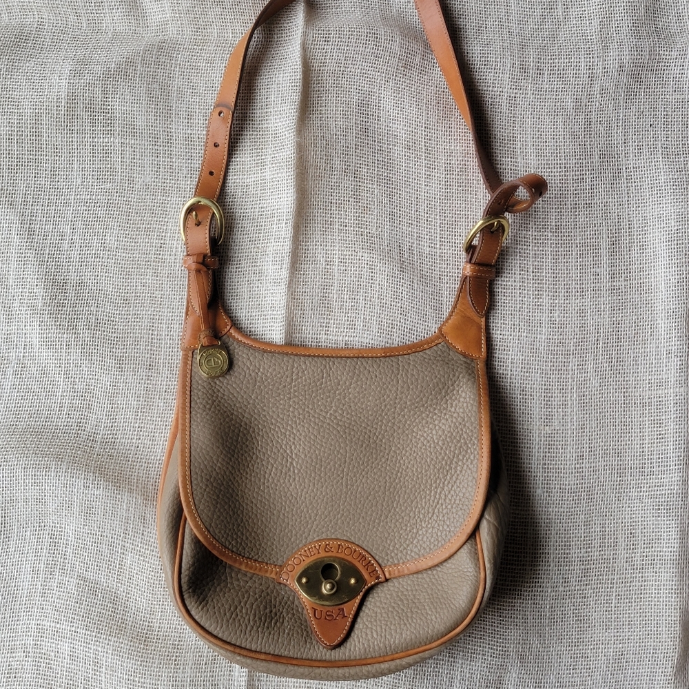 Vintage Dooney and Bourke All Weather Leather Crossbody Bag